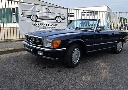 Mercedes-Benz SL 500 dunkel Blau / Leder Grau
