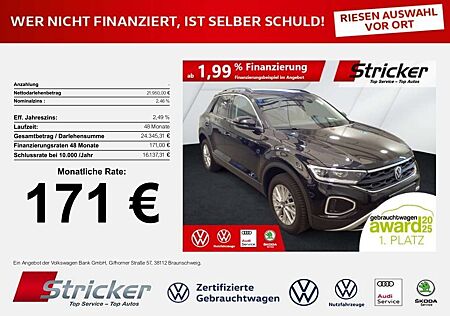 VW T-Roc Volkswagen Life 1.0TSI 171,-ohne Anzahlung Navi Sitzh