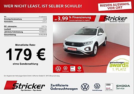 VW T-Roc Volkswagen Life 1.0TSI 179,-ohne Anzahlung Navi App-C