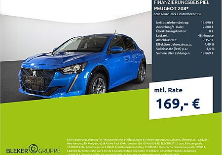 Peugeot 208 e208 Allure Pack Elektromotor 136