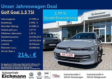 VW Golf Volkswagen VIII Var. Goal 1.5 TSI+LED+ACC+RFK+SIDE-ASS
