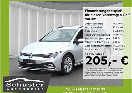 VW Golf Volkswagen Variant 1.0TSI Life LED ACC Klimaaut SHZ PD