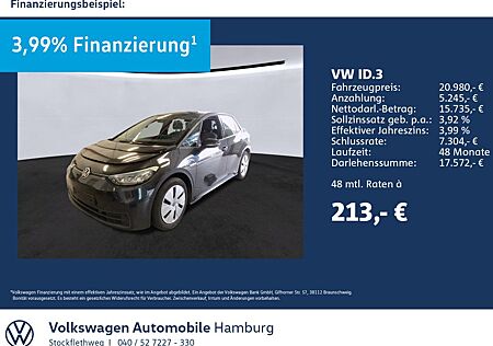 VW ID.3 Volkswagen Pro Performance Life CarPlay ACC Keyless