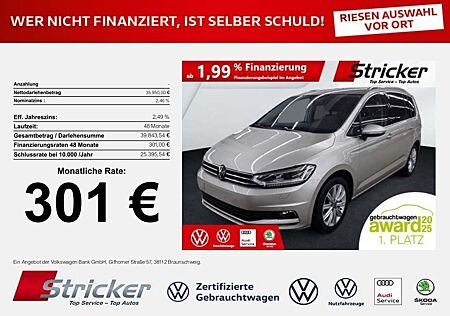 VW Touran Volkswagen Highline 2.0TDI DSG 301,-ohne Anzahlung A