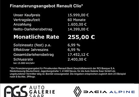 Renault Clio V Intens 140 Navi+Klimaautom.+LM-Felgen--NE