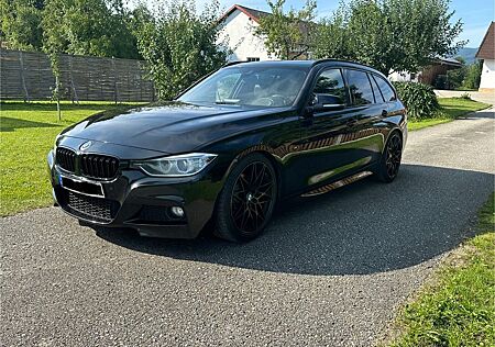 BMW 320d M-Paket*Steuerkette neu*HUD*Pano*AHK*Leder*