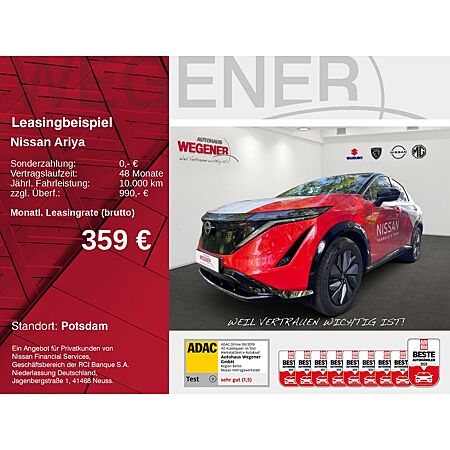 Nissan Ariya leasen