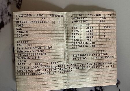 Ford Galaxy 2,0 TDCi 103kW DPF Ambiente Ambiente