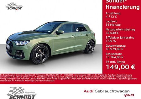 Audi A1 Sportback 25 TFSI advanced OptikPaket GRA 17"