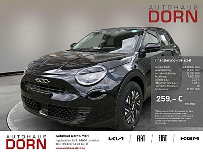 Fiat 600e Red 54 kWh PDC LED Klimaautomatik