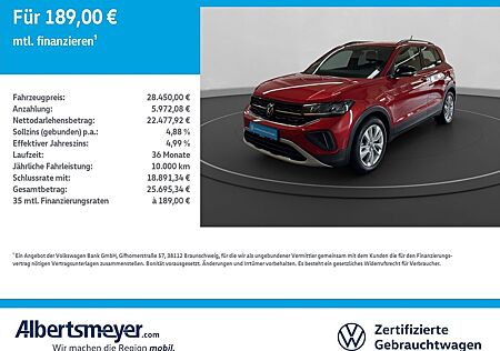 VW T-Cross gebraucht kaufen VW T-Cross Volkswagen 1.0 TSI GOAL +DSG+NAVI+ACC+LED+ISOFIX+LM