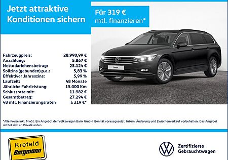 VW Passat Variant Volkswagen 2.0 TDI Business AHK MATRIX-LED