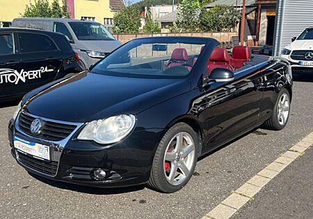 VW Eos Volkswagen 2.0 TÜV NEU insp.NEU SHZ NAVI Leder ROT