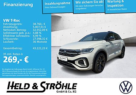 VW T-Roc Volkswagen R-Line 1.5l DSG AHK BLK RFK NAVI 19Zoll