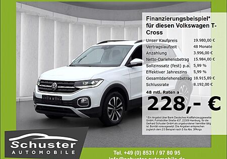VW T-Cross Volkswagen UNITED 1.0TSI*AHK LED ACC Navi R-Kam SHZ