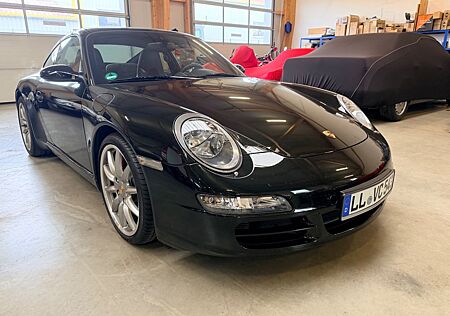 Porsche 997 Carrera S 3.8 PZ-Scheckheft olivmet makellos