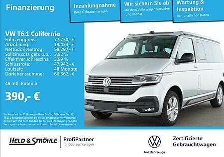 VW T6 California Volkswagen T6.1 California Edition 2.0 TDI 4M NP=117.695.-