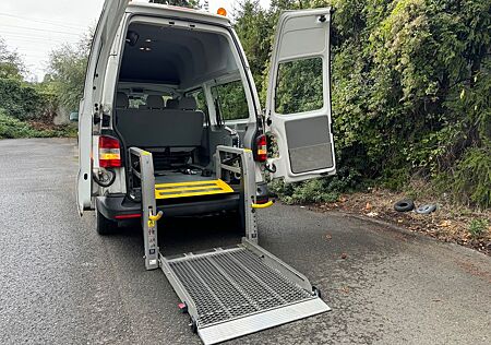 VW T5 Transporter Volkswagen T5 L2H3+ROLLSTUHLRAMPE+ROLLSTUHL LIFT+