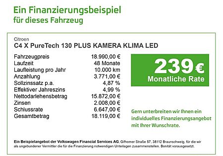 Citroën C4 X PureTech 130 PLUS KAMERA KLIMA LED