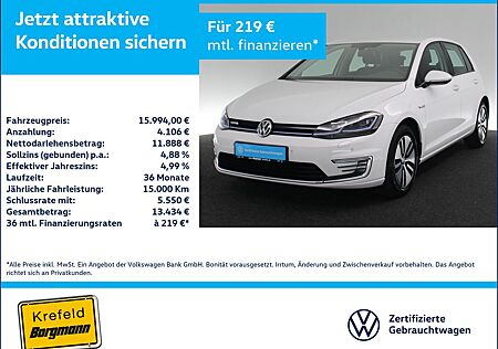 VW Golf Volkswagen VII e- LED NAVI KAMERA SHZ PDC KLIMA