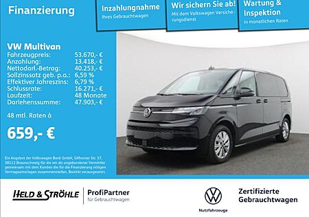 VW T7 Multivan Volkswagen Life 2.0 TDI DSG AHK 7S NAV LED KAM