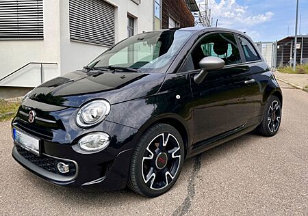 Fiat 500 1.2 S - Sport Edition - Schwarz - Leder