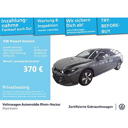 VW Passat Variant leasen