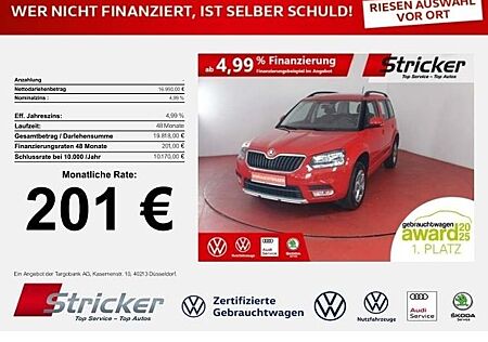 Skoda Yeti Green Tec 4x4 210,-ohne Anzahlung Sitzheizu