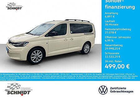 VW Caddy Volkswagen Maxi 2.0 TDI DSG Life 7 Sitze ACC LED RFK