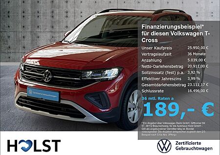 VW T-Cross Volkswagen 1.0TSI Life IQ.DRIVE GJR ACC RüFaKa AHK