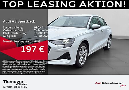 Audi A3 Sportback 30 TFSI ADVANCED NAVI AHK SOUND eFA