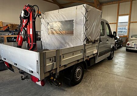 Mercedes-Benz Sprinter 313 CDI Doka hydr1.4t Kran Maxilift 160