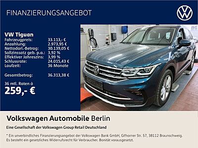 Volkswagen Tiguan 2.0 TDI DSG Elegance 4Motion Navi LED