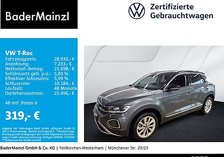 VW T-Roc Volkswagen 1.5 TSI DSG Style AHK Navi ACC LED 2xPDC