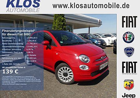 Fiat 500C LOUNGE 1.2 69PS CARPLAY KLIMA CITYPAKET