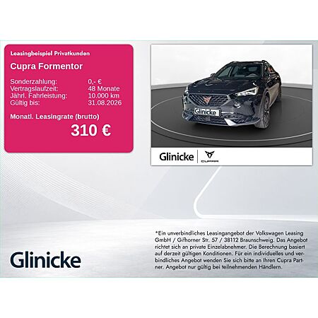 Cupra Formentor leasen