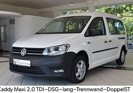 VW Caddy Volkswagen Maxi 2.0 TDI~DSG~lang~Trennwand~Doppel-ST