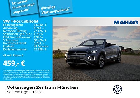 VW T-Roc Volkswagen Cabriolet 1.5 TSI GOAL LED+Navi Sportfwk P