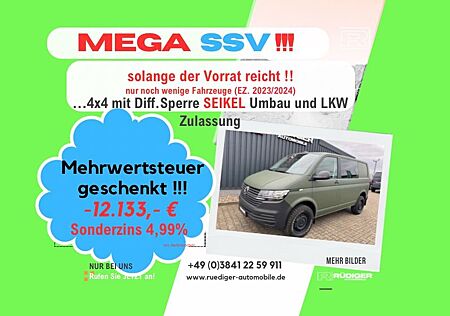 VW T6 Transporter Volkswagen T6.1 Transporter 4 Motion*Rockton*Seikel*DSG*BW