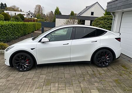 Tesla Model Y Performance, schw. Alcantara Dachhimmel