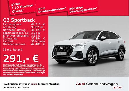 Audi Q3 Sportback 40 TFSI qu. S tronic S line Pano/AH