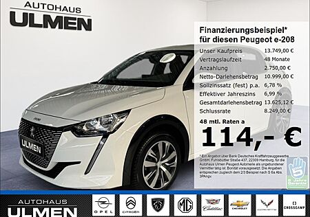 Peugeot e-208 e- Active Elektromotor 136 Apple CarPlay T