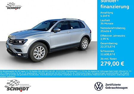 VW Tiguan Volkswagen 2.0 TDI Highline DSG AHK RFK HuD LED