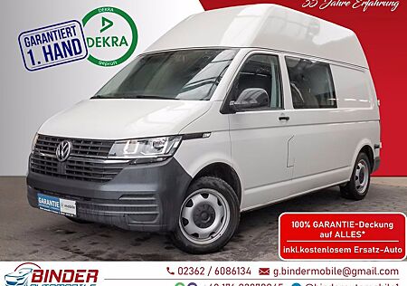 VW T6 Transporter Volkswagen HOCH+LANG 4x4*6 SITZE*StHZ*REGALE