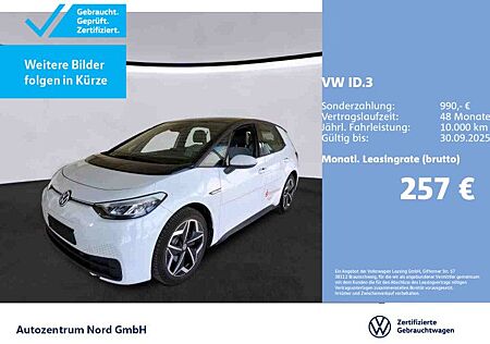 VW ID.3 Volkswagen Pro S NAVI+LED+APP-CONNECT+DAB+