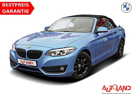 BMW 218i Tempomat el. Verdeck Bluetooth PDC LED