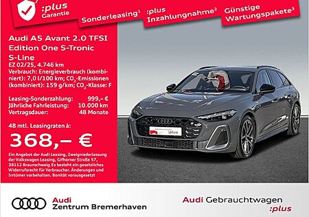 Audi A5 AVANT 2.0 TFSI EDITION ONE S-TRON. S-LINE AHK