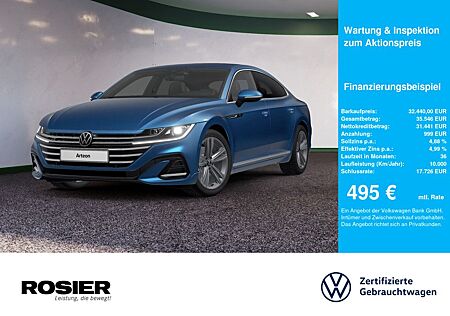 VW Arteon Volkswagen R-Line 2,0 l TDI DSG ACC LED 360° NAVI BT