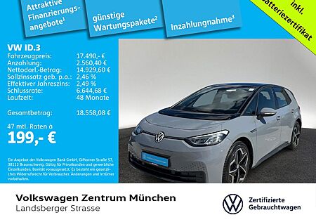 VW ID.3 Volkswagen Pure Performance CCS LED Navi ParkPilot App