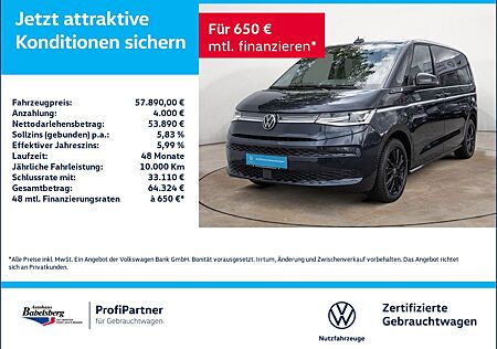 VW T7 Multivan Volkswagen 2.0TDI DSG LED NAVI AHK HUD